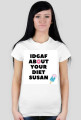 IDGAF Susan - Biała Damska