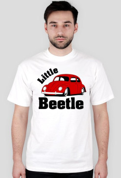 Little Beetle (koszulka męska) ciemna grafika