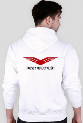 Bluza Męska z Kapturem Polscy Motocykliści