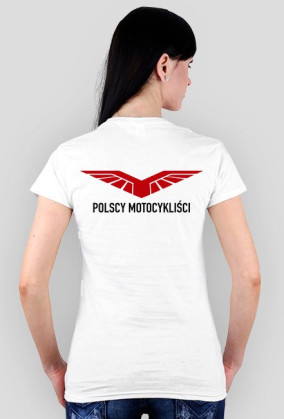 T-shirt Damski Polscy Motocykliści
