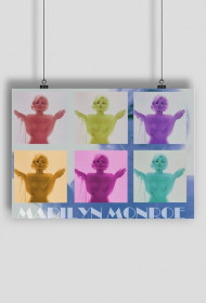 Plakat Marilyn Monroe KOLORY