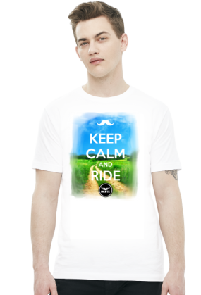 Koszulka-KEEP CALM AND RIDE WSK