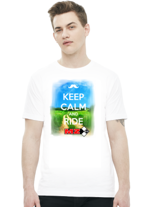 Koszulka-KEEP CALM AND RIDE MZ