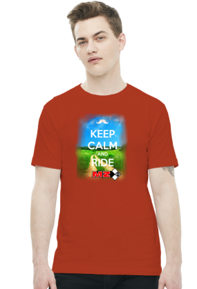 Koszulka-KEEP CALM AND RIDE MZ