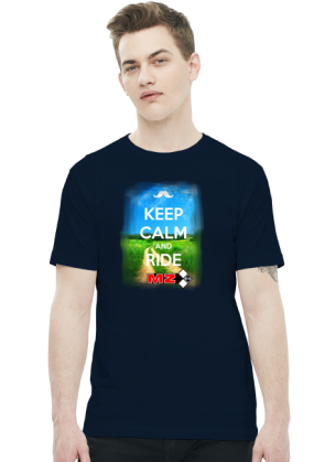 Koszulka-KEEP CALM AND RIDE MZ