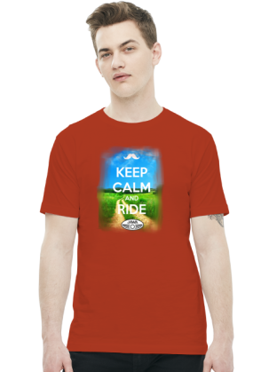Koszulka-KEEP CALM AND RIDE JAWA