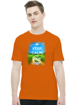 Koszulka-KEEP CALM AND RIDE JAWA