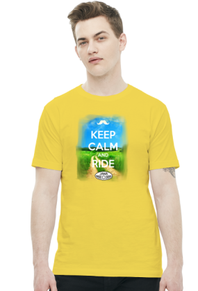 Koszulka-KEEP CALM AND RIDE JAWA