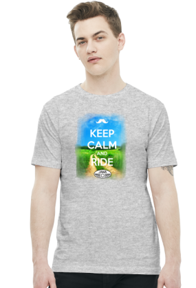 Koszulka-KEEP CALM AND RIDE JAWA