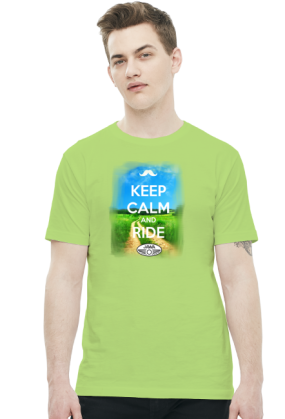 Koszulka-KEEP CALM AND RIDE JAWA