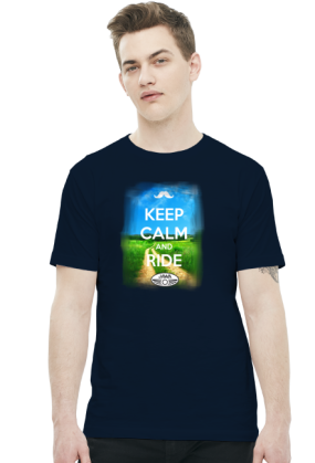Koszulka-KEEP CALM AND RIDE JAWA