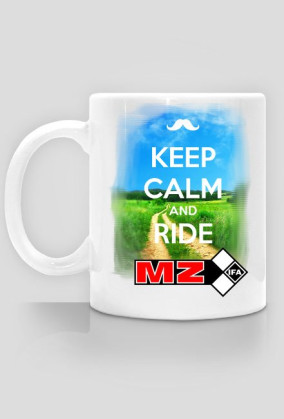 Kubek-KEEP CALM AND RIDE MZ