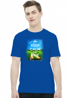 Koszulka-KEEP CALM AND RIDE SIMSON