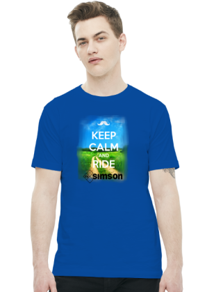 Koszulka-KEEP CALM AND RIDE SIMSON