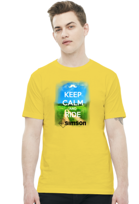 Koszulka-KEEP CALM AND RIDE SIMSON