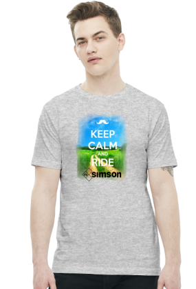 Koszulka-KEEP CALM AND RIDE SIMSON
