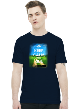 Koszulka-KEEP CALM AND RIDE SIMSON