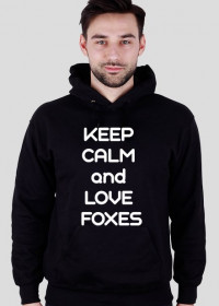 Bluza- KEEP CALM and LOVE FOXES