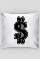 poszewka na jasia z symbolem dolara...