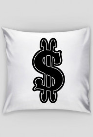 poszewka na jasia z symbolem dolara...