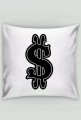 poszewka na jasia z symbolem dolara...