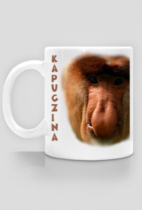 Kubek z nosaczem "Kapuczina"