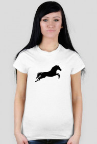 Koszulka z sylwetką konia - różne kolory