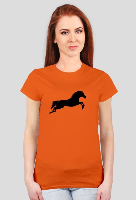 Koszulka z sylwetką konia - różne kolory