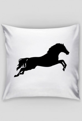 Poszewka lub poduszka - sylwetka konia