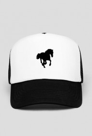 Czapka z daszkiem z sylwetką konia - różne kolory