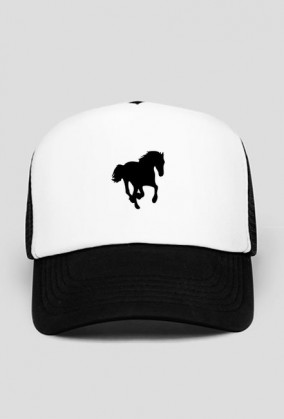 Czapka z daszkiem z sylwetką konia - różne kolory