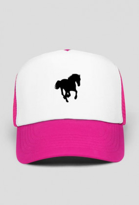 Czapka z daszkiem z sylwetką konia - różne kolory