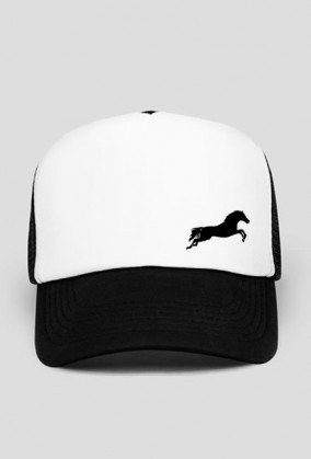 Czapka z daszkiem z sylwetką konia - różne kolory