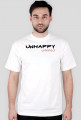 Unhappy original t-shirt ! BIAŁY