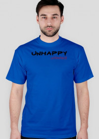 Unhappy original t-shirt ! NIEBIESKI