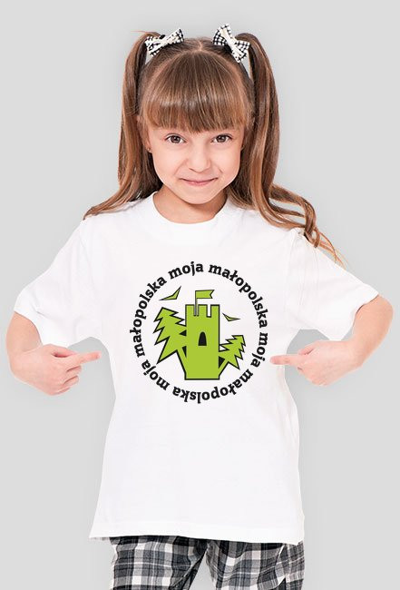 Koszulka MojaMałopolska - dla dziewczynki