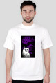 Middle finger cat - white tee