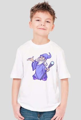 Koszulka chłopięca z nadrukiem magika