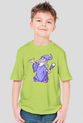 Koszulka chłopięca z nadrukiem magika