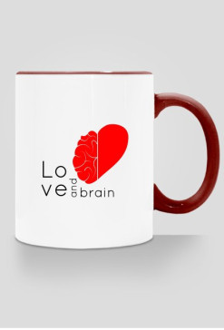 KUBEK love and brain | red z uchem