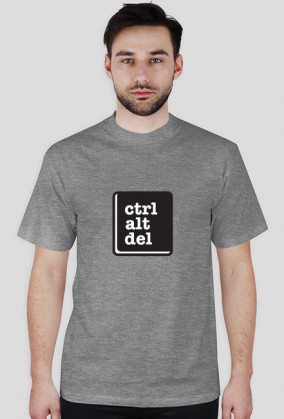 Koszulka dla informatyka CTRL+ALT+DEL