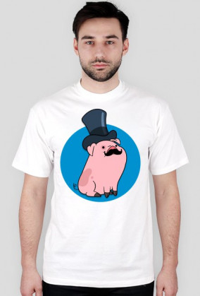 Koszulka [BIAŁA] Gentelman Naboki - Gravity Falls