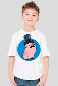 Koszulka [BIAŁA] Gentelman Naboki - Gravity Falls [KID]