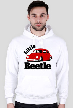 Little Beetle (bluza męska kapturowa) ciemna grafika