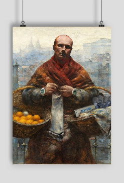 Testoviron "Pomarańczarka" obraz plakat A2