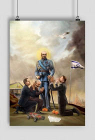 Testoviron, Duda, Morawiecki, Kaczyński - obraz plakat A2