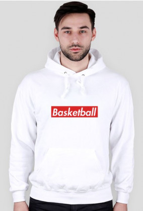 Biała bluza Basketball