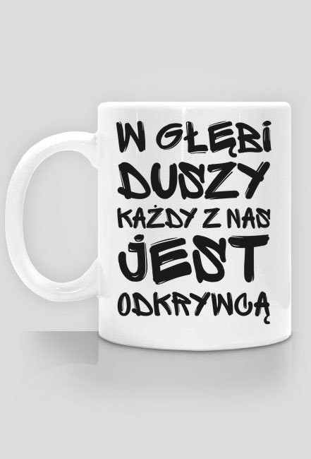 Kubek Odkrywcy - nadruk jednostronny