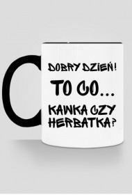 Kubek kolor - Kawka czy Herbatka?