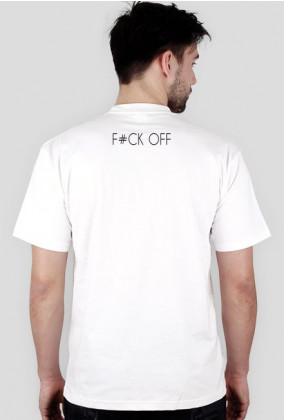 Biała koszulka F#CK OFF